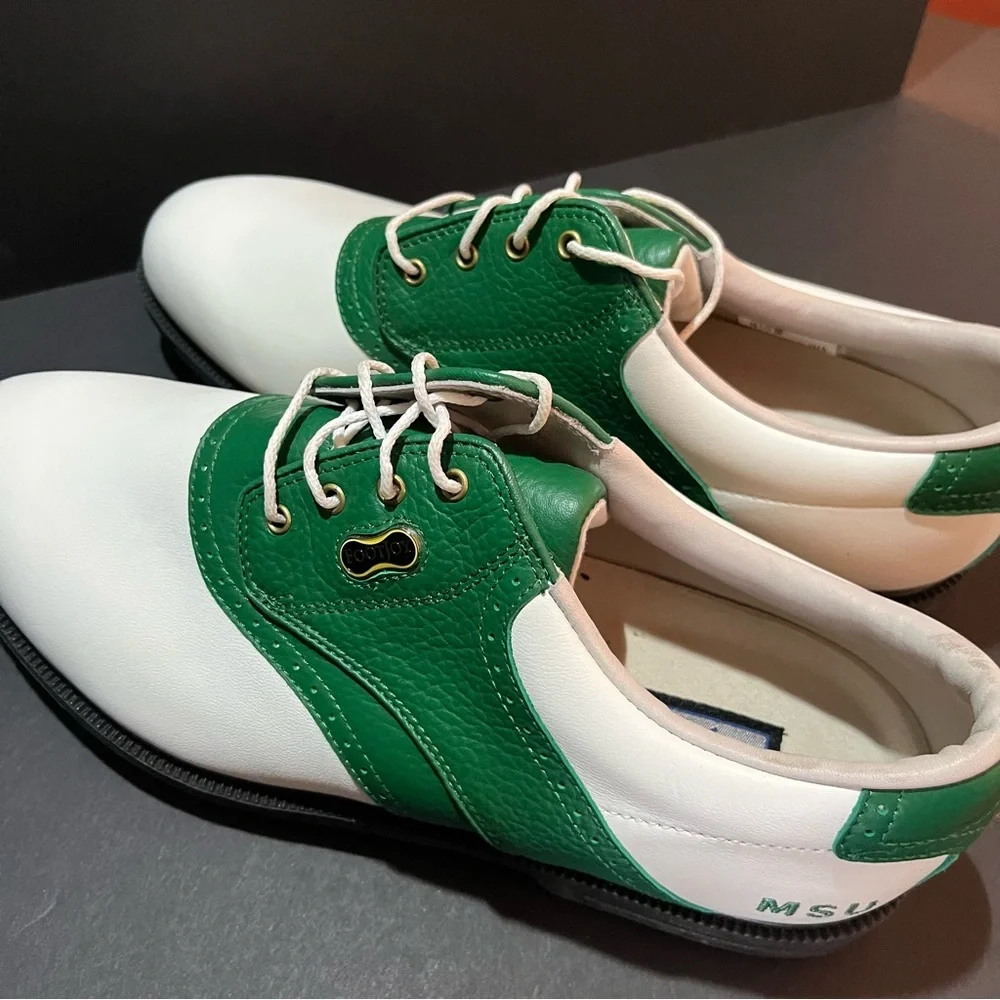 Footjoy MyJoys Traditions Series Golf Shoes Michigan State Custom 9.5 M